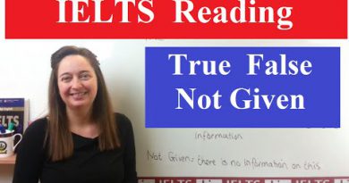 ielts reading true,false or not given