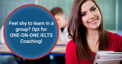 Feel shy to learn in a group? Opt for ONE-ON-ONE IELTS Coaching!